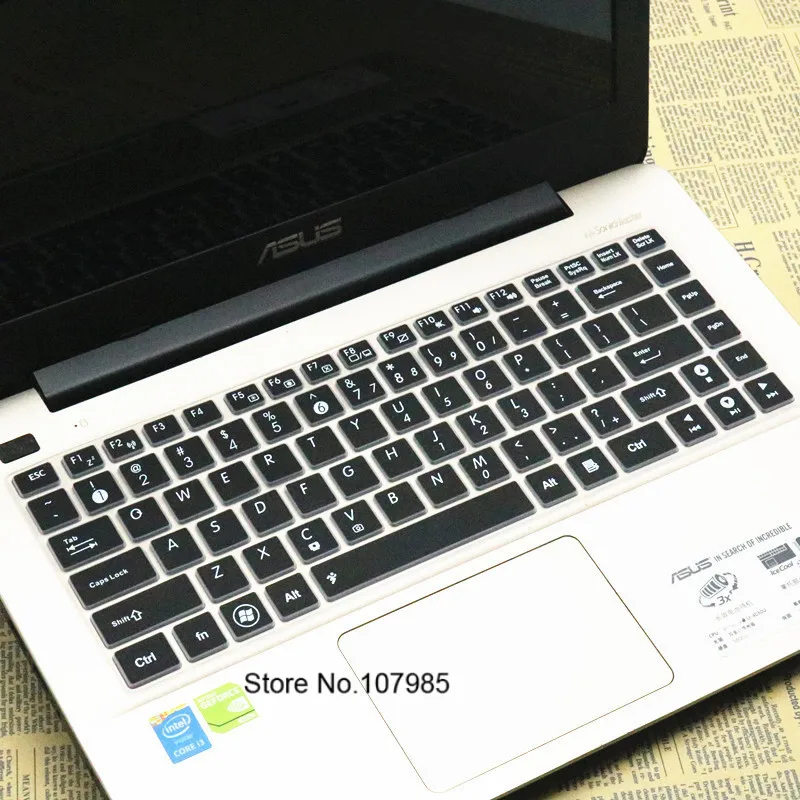 Силиконовый чехол для клавиатуры ноутбука Asus A43 A45 A45V A46E A46C X42J K42e X35 X32 N46 U44 U44SG X43B