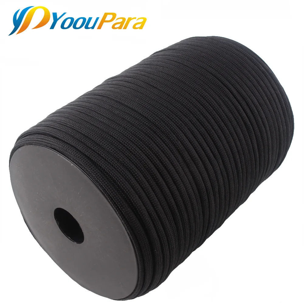 Dhl 100 متر مكبات 550 حبل paracord المظلة الحبل الحبل 7 ستراند معدات التخييم بقاء الطوارئ paracord