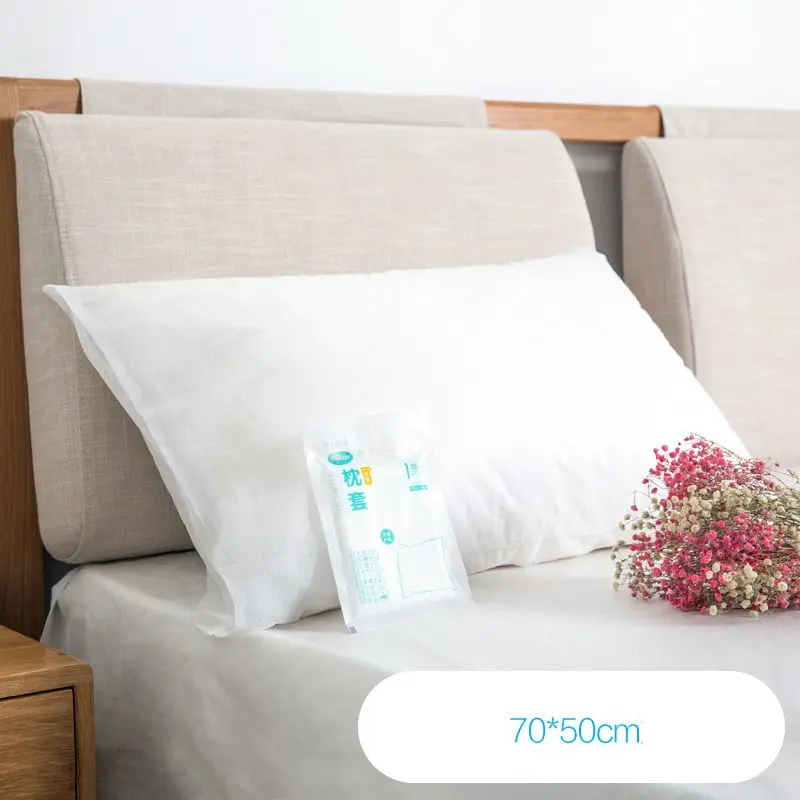 

Disposable Non-woven Pillowcase Antifouling Thickened Travel Pillow Cover Clean To Reduce Cross-infection