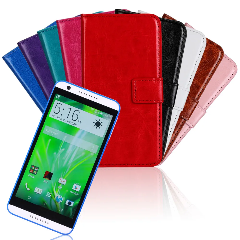 

Coque For HTC Desire 820 820s Flip PU Leather Case Cover Fundas Capa Cell Phone For htc 820 Cases Etui Crazy Horse Accessory