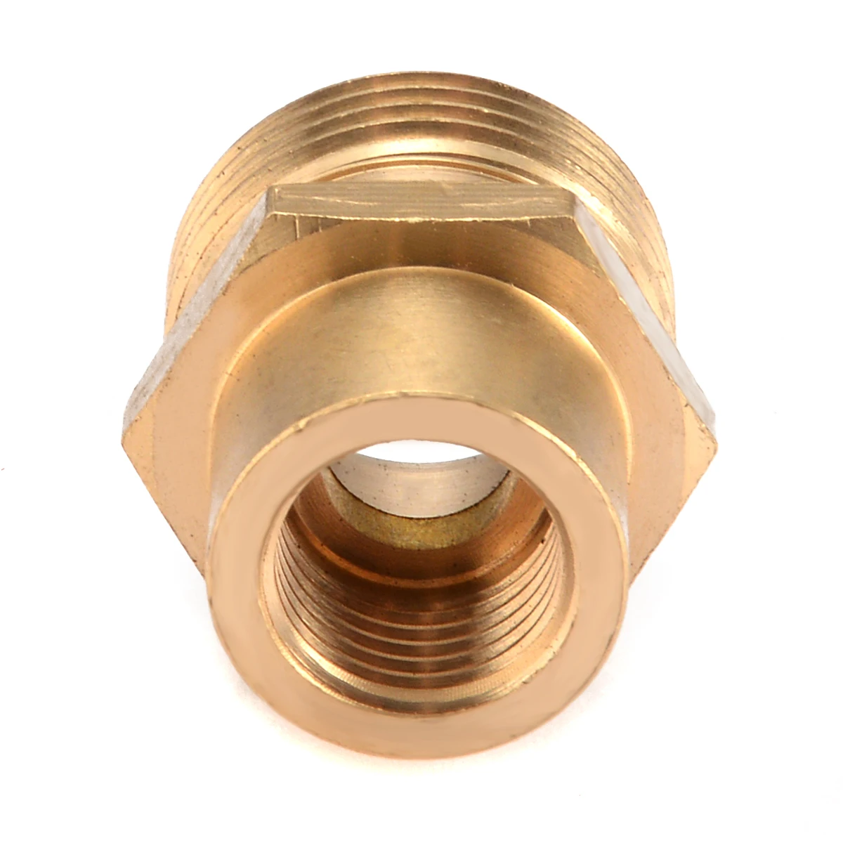 New Brass Joint Nozzle Copper Washer Snow Foam Lance Adapter Coupler 1/4 inch F - M22 for Spray Gun Fittings Water Tools