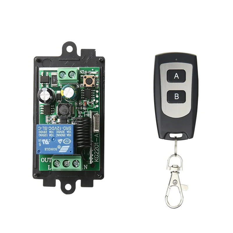 

Wifi Switch 1CH AC DC 7-36V 10A home automation Relay Module 433Mhz Receiver Universal Wireless Remote Switch for Remote Garage