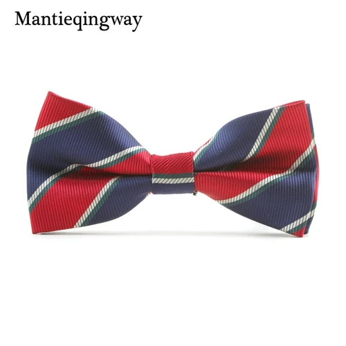 Mantieqingway брендовые Детские галстуки полиэстер с рисунком лося смокинг с бабочкой Галстуки для мальчиков свадьба, для конфет в полоску аксессуары галстук-бабочка галстук - Цвет: MXR069214