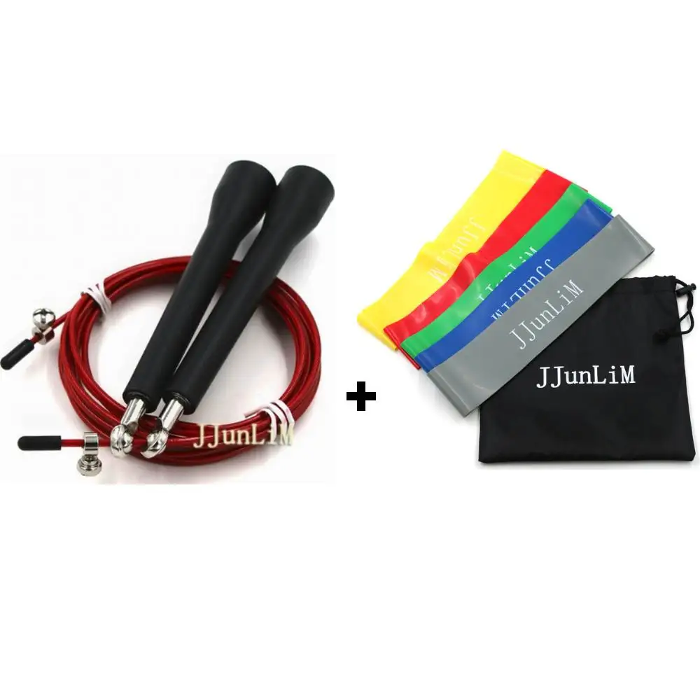 Anti skid Handle Metal Bearing Speed Training Skipping Rope Crossfit