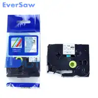 50pcs/lot Brother HSE heat shrink tape 11.7mm x1.5m black on white hse-231 hse231 Hse 231 for p touch cable mark