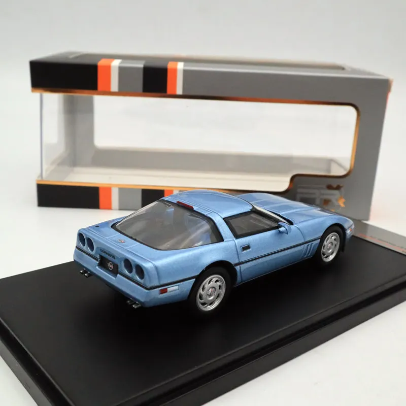 IXO Premium X 1:43 Chevrolet Corvette C2 красный/C4 синий спортивного купе Смола Модели игрушки автомобиля Ограниченная серия коллекции