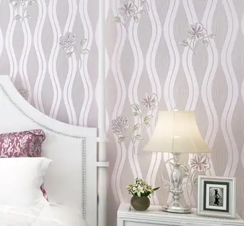

Beibehang Home decoration three-dimensional warm garden wallpaper simple romantic living room bedroom non-woven 3d wallpaper