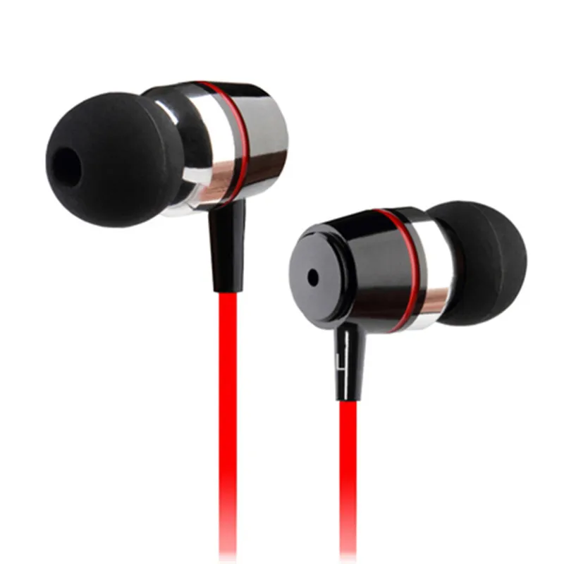Free ShippingInpher FUQING Super bass earphones Metal Ear Mobile Computer MP3 Universal 3 5MM clear voice
