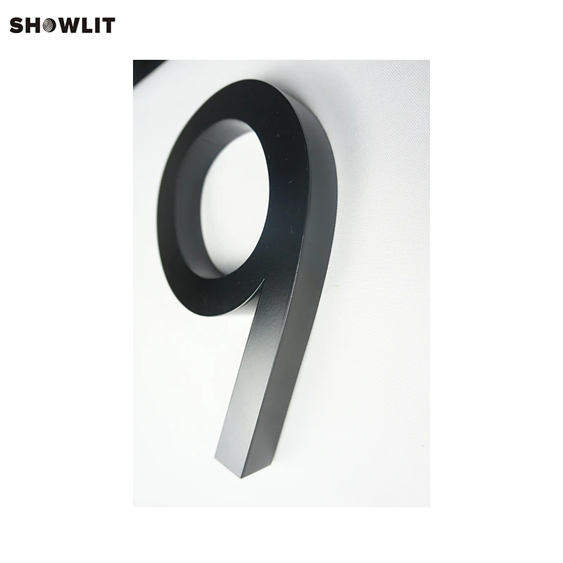 Black Color 3d Wall Mounted Signs Letters Custom Made Door Plates Aliexpress