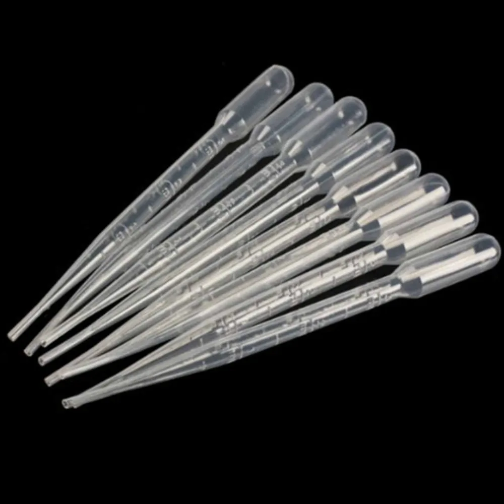 100 шт Градуированные Пипетки Капельницы полиэтилен (3 мл)|graduated pipettes dropper|graduated