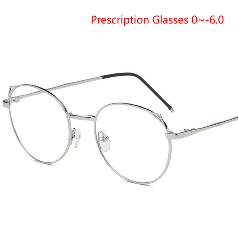 1.56 Aspherical Lens Prescription Glasses For Women Luxury Cat Eye
