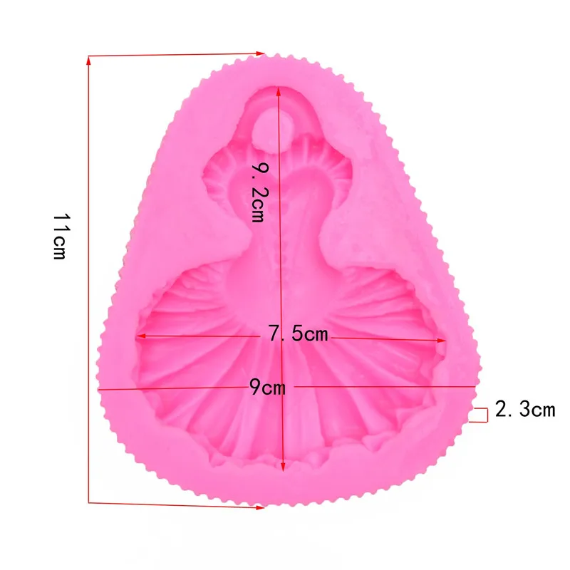 Платье принцессы Юбка для балета формы силиконовые мыло глина плесень торт шоколадный фондан Sugarcraft Конфеты Cookie Декор формы для выпечки