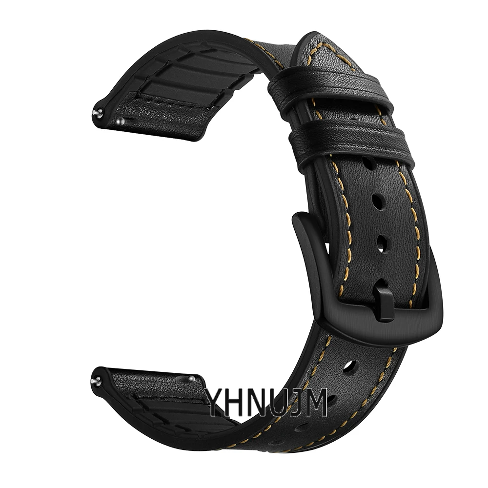 Кожаный силиконовый ремешок для смарт часов Huami Amazfit Stratos 2 чехол защитная пленка 3