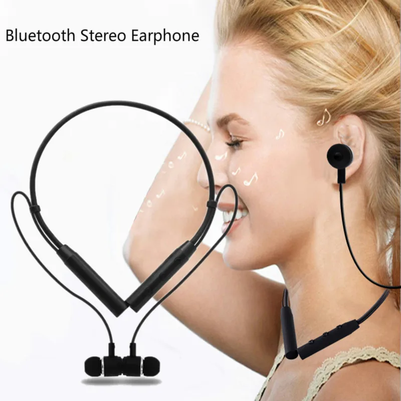 Xctaea Беспроводная Связь Bluetooth В Ухо Наушник Шейным Спорт Стерео Гарнитура Super Bass с