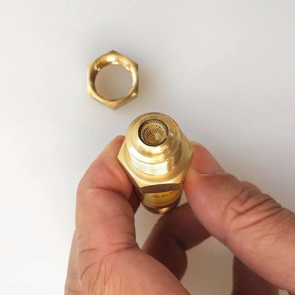 1 Pair Flashback Arrestor Check Valve Flame Buster M16*1.5 Type HF-2 For Gas Welding Cutting Torch Pressure Oxygen Regulator