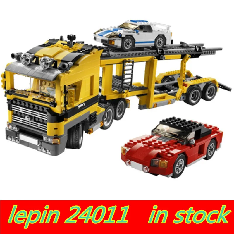 

Compatible legoing technic Transport Lepin 24011 lepin Technic Three in One Highway Transport Set Legoing 6753 Building Blocks