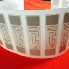 1000 шт/рулон 9662 UHF RFID бирка с покрытием бумажная наклейка s ISO18000-6C H3 UHF RFID стикер этикетка