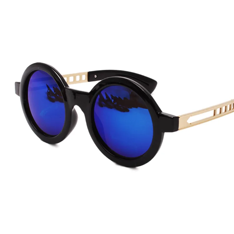 

Colorful retro round sunglasses Unisex jwf-001