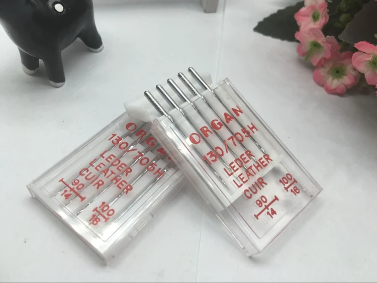 ORGAN SEWING MACHINE NEEDLES 130/705H DOMESTIC LEATHER MIX SIZE GOOD FOR OF ALL KINDS (1pack=5pcs)|sewing machine needle 130/705h|organ sewing