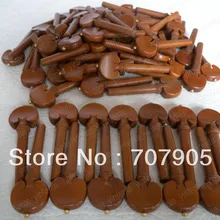 10 компл. 4 Струны Скрипки колышки Jujube аксессуары Медь точка высокое качество 40 шт. колышки