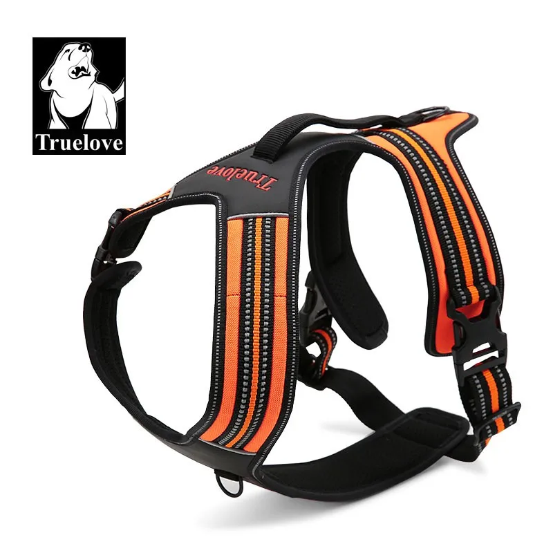 Dog Harness Nylon Reflective No Pull Soft Adjustable Strap Front Range Vest Harness for Dogs Pet Supplies Bulldog (5)