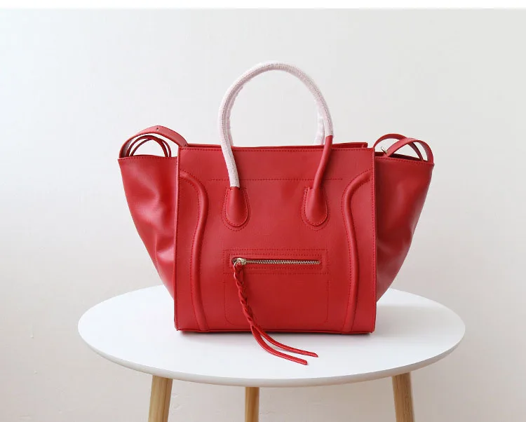 Европейский и американский стиль, модные брендовые роскошные сумки, женские сумки, дизайнерская женская сумка из натуральной кожи в форме смайлика