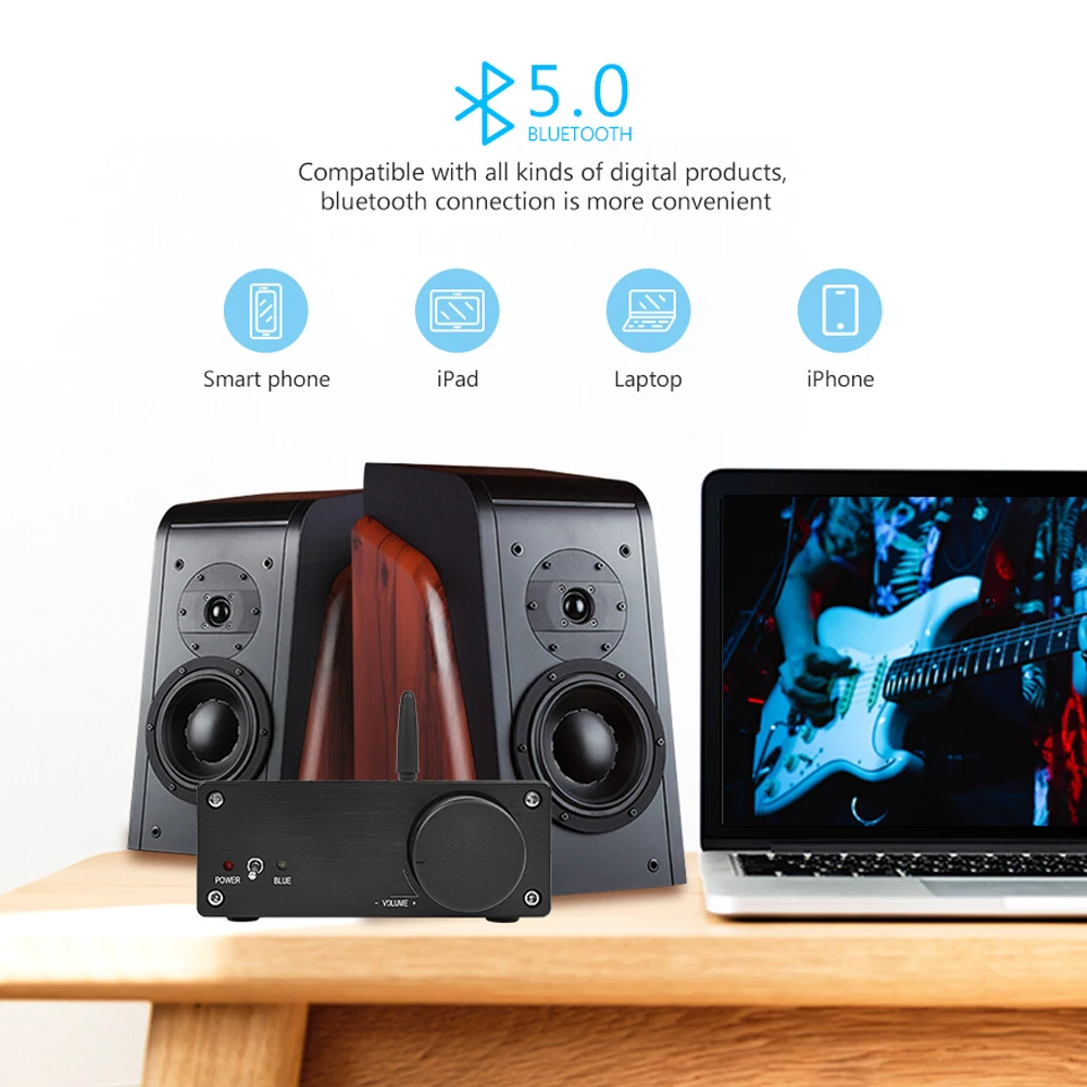 AIYIMA TPA3255 Bluetooth усилитель аудио 325 Вт * 2 стерео класса D 5 0 звуковые усилители DAC PCM5102