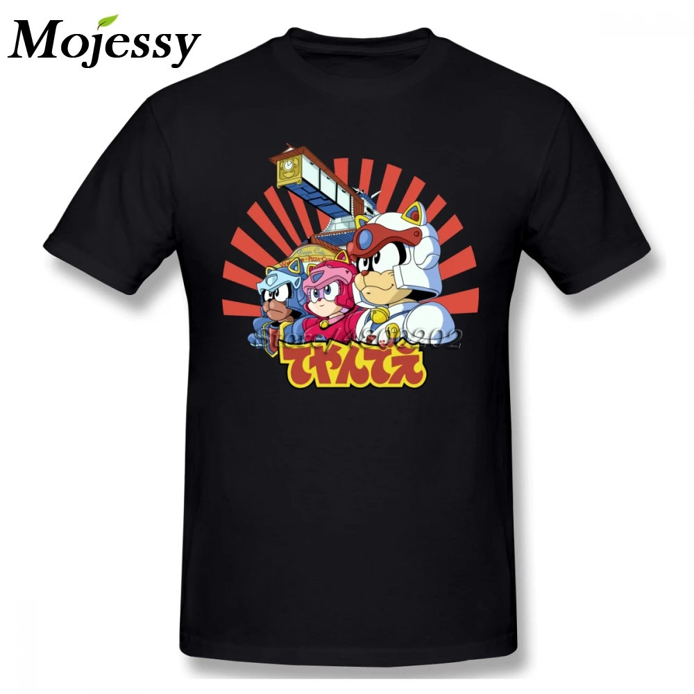 

Samurai Pizza Cats T-shirt For Men Plus Size 4XL 6XL Couple Shirt