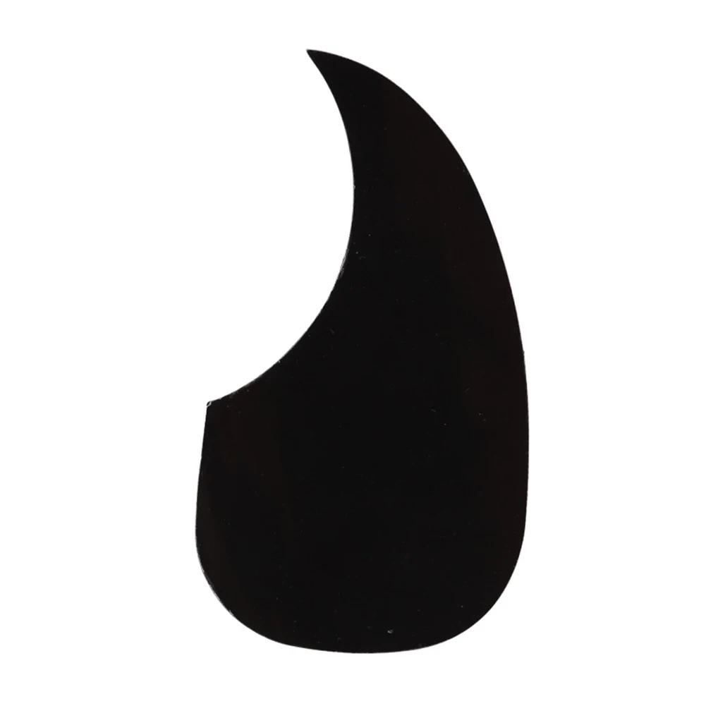 

New Guitar Pickguard Black Water Drop Shaped Left Hand Guitar Pickguard For 40" 41" Acoustic Guitar 23*14*11.5cm