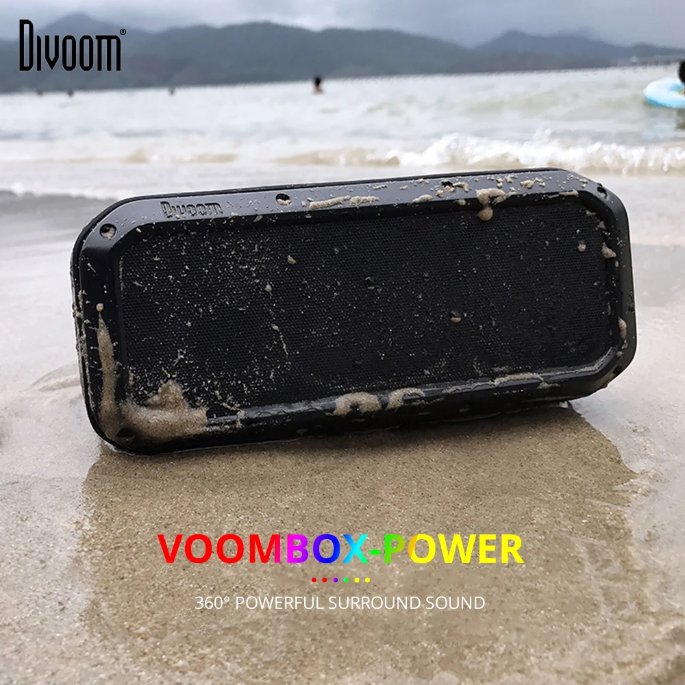 

Divoom Voombox Power Wireless Speaker Portable Bluetooth Speaker TWS 30w Heavy bass NFC 10m with 6000 mAh and IPX5 Waterproof