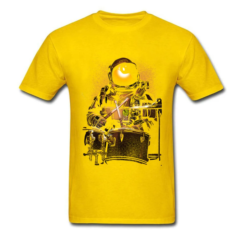 astronaut space drummer_yellow