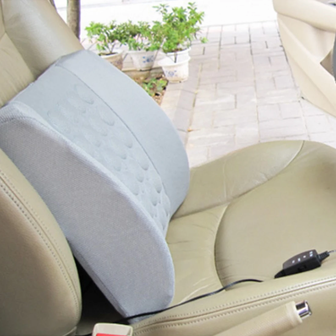 Multifunctional Electrical Car Massage Lumbar Support Cushion Vehicle