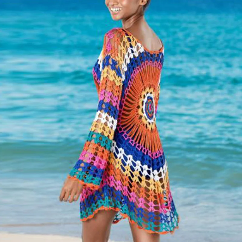 Женское платье с длинным рукавом распашная рубашка платья контрастного цвета