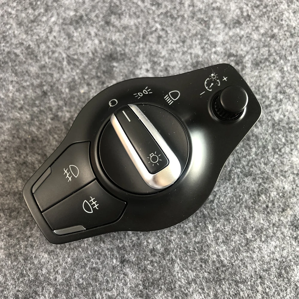 

For Audi A4 B8 S4 2009-2012 QUATTRO A5 S5 Q5 2009-2012 Chrome Headlight Fog Light Switch Control 8K0941531AK 8K0941531AR