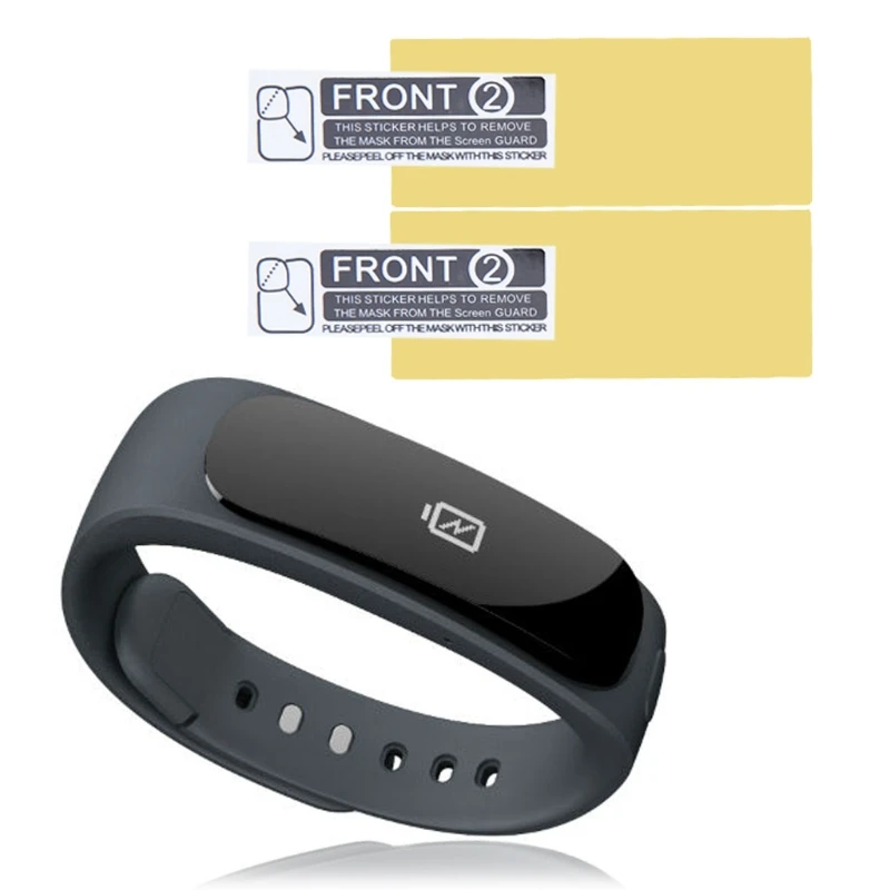 

2 Pcs Anti-Scratch TPU Clear Protective Film Full Coverage Screen Protector For Huawei TalkBand Talk Band B3 Lite Smart Wristban