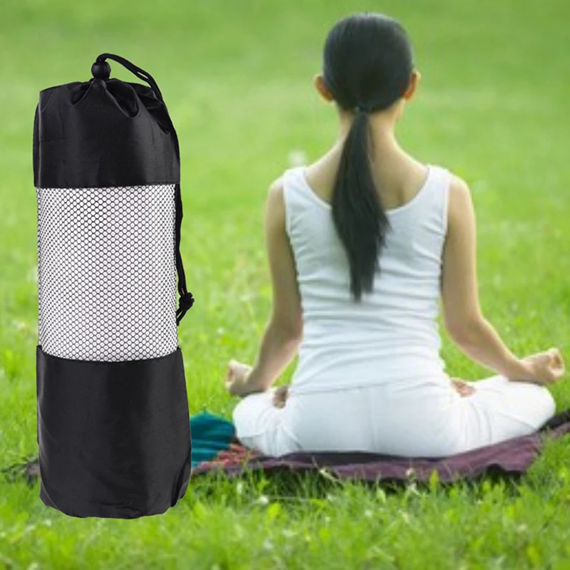 

35*10.5cm Sport Exercise Yoga Bag Canvas Practical Yoga Pilates Mat Carry Strap Drawstring Bag Gym Bag Fitness Backpack