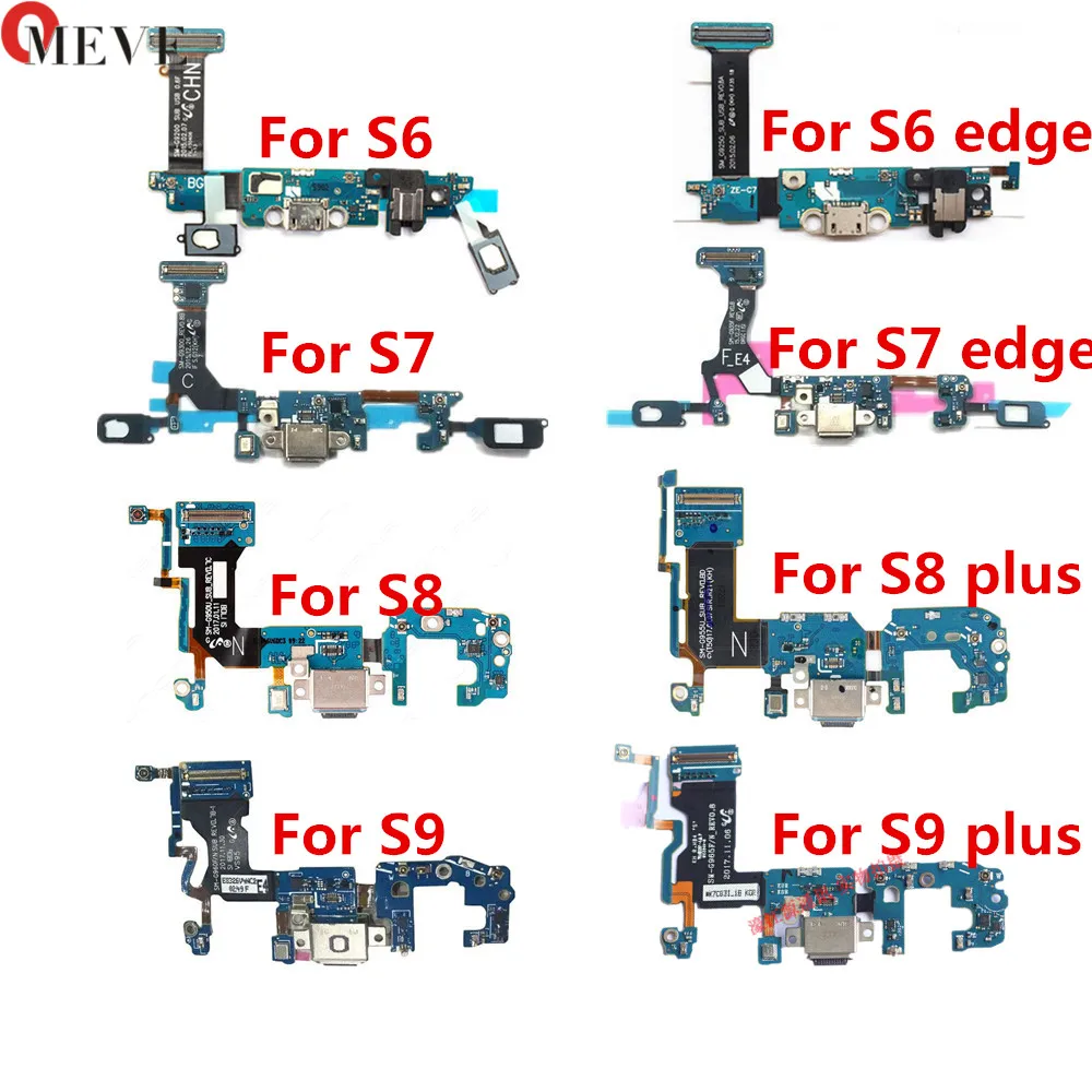 

USB Charger Charging Dock Port Connector Flex Cable For Samsung S6 S7 edge S8 S9 plus G920 G925F G930F G935F G950 G955F