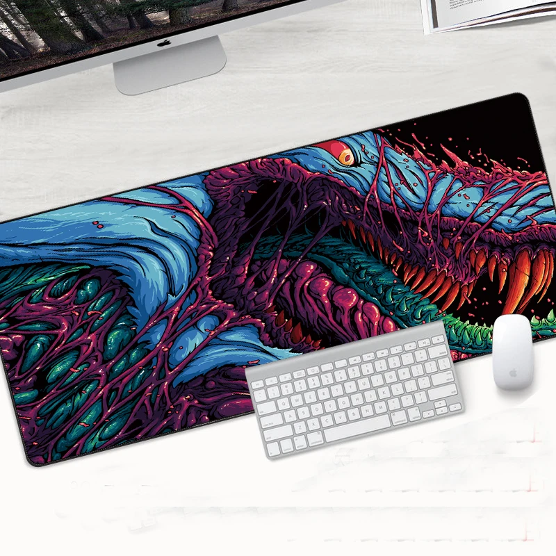 

XL Gaming Mouse Pad Lockedge Large Computer Gamer CS GO Rubber Keyboard Mouse Mat Hyper Beast DIY Mat Desk Mousepad cs:go for PC