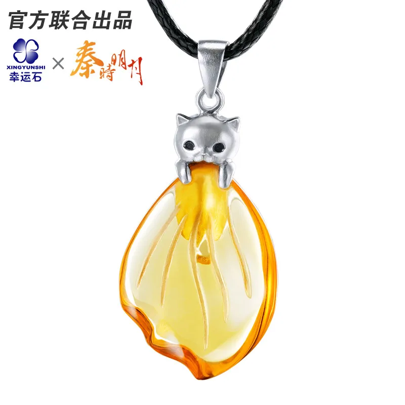 

The Legend of Qin anime pendants necklace JiBu 925 sterling silver comics cartoon
