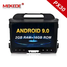 Mekede android 9,0 автомобильный Радио плеер для KIA sportage 2011- автомобильный магнитофон gps DVD PX30 wifi bluetooth carplay DAB