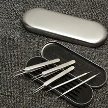 Высокое качество 5 шт. для удаления угрей набор инструментов из нержавеющей акне иглы Пинцет для прыщей Comedone акне экстрактор уход за кожей лица Инструменты