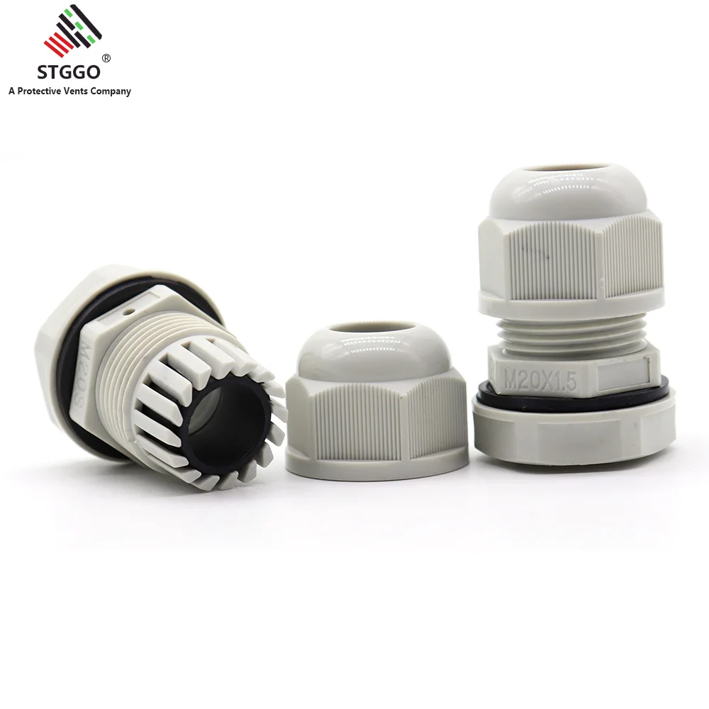 Черный пластиковый резьбовой клапан M12