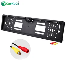 Univesal Car License Plate Frame Videocamera vista posteriore HD Auto Numero di Telaio Della Macchina Fotografica per Auto Europeo UE con il Backup Telecamera di retromarcia