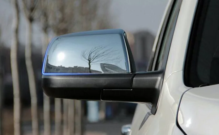 Зеркало заднего вида, наклейка, накладка, рамка для Toyota Sequoia Tundra, внешние аксессуары