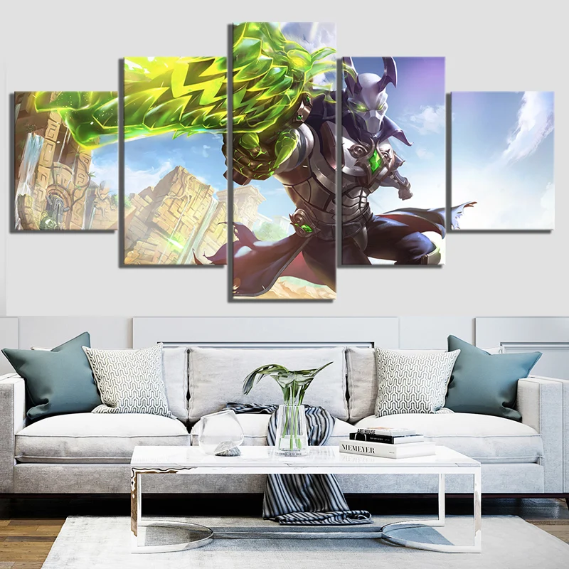 5-Piece-Heads-Will-Roll-Paladins-Cartoon-Game-Canvas-Printed-Wall-Pictures-Home-Decor-For-Living (1)
