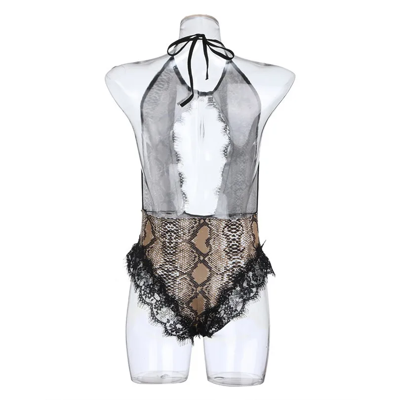 Sexy Lingerie Erotic Underwear Sexy Onesies Womens Sexy Plus Size Snake Lace Lingerie Underwear Bodysuit Sleepwear (7)