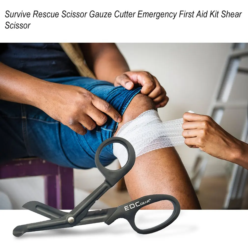 Выживания спасательные ножницы марли резак Аварийная Аптечка ножницы открытый медицинский бандаж медсестра-фельдшер лагерь