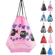 Шнурок спортивная сумка 10 Цвета Портативный Водонепроницаемый двойной Слои рюкзак для плавания Сумка Воды Спортивная дорожная сумка