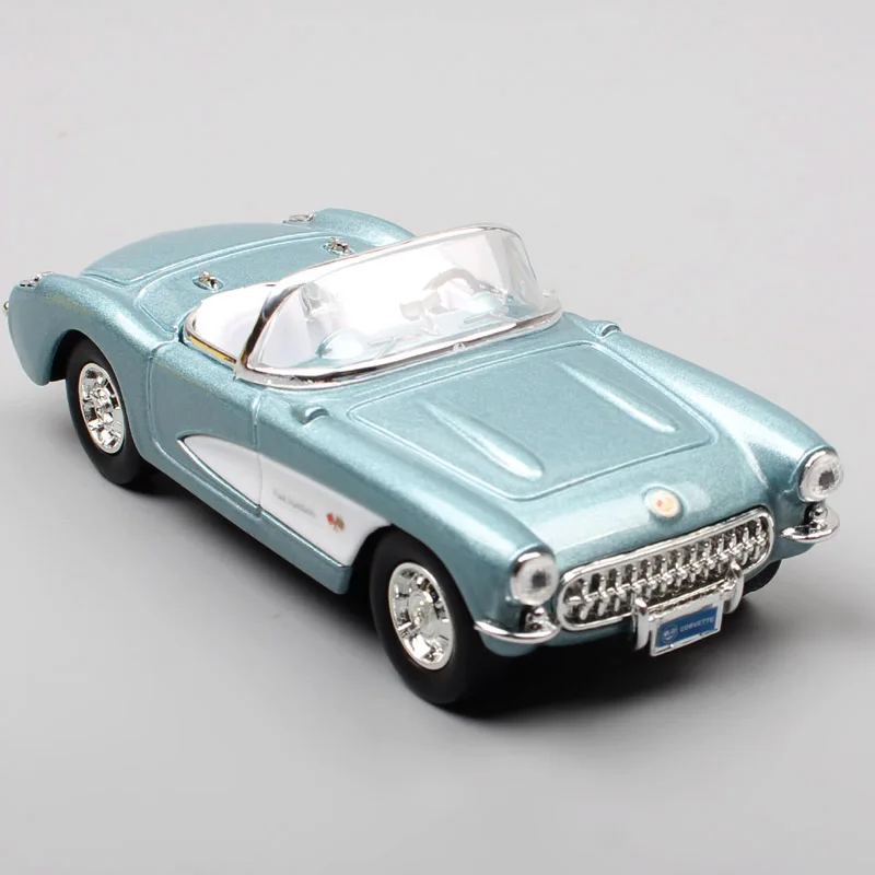 1/43 классический мини 1957 Chevrolet Corvette C1 Diecasts& Toy Vehicles масштабные Машинки Игрушки миниатюры модель для взрослых коллекция хобби