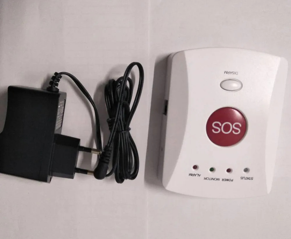 Wolf-Guard GSM SMS SOS кнопочная панель с ремешком на запястье кнопка SOS для пожилых детей аварийная система охранной сигнализации для дома белый